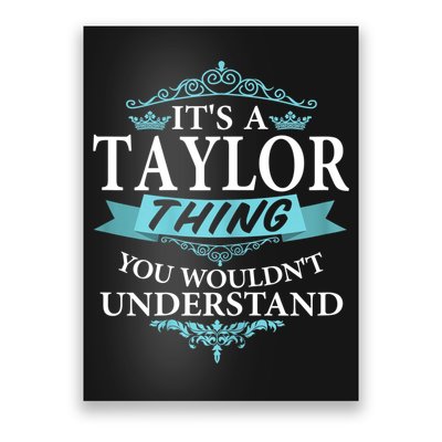 It's A Tay Lor Thing You Wouldn't Understand V4 Poster