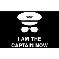 I Am The Captain Now Funny Pilot Bumper Sticker