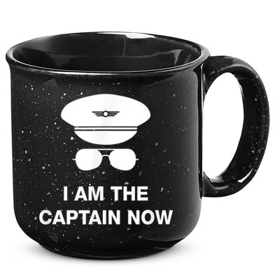 I Am The Captain Now Funny Pilot 15oz Campfire Ceramic Mug