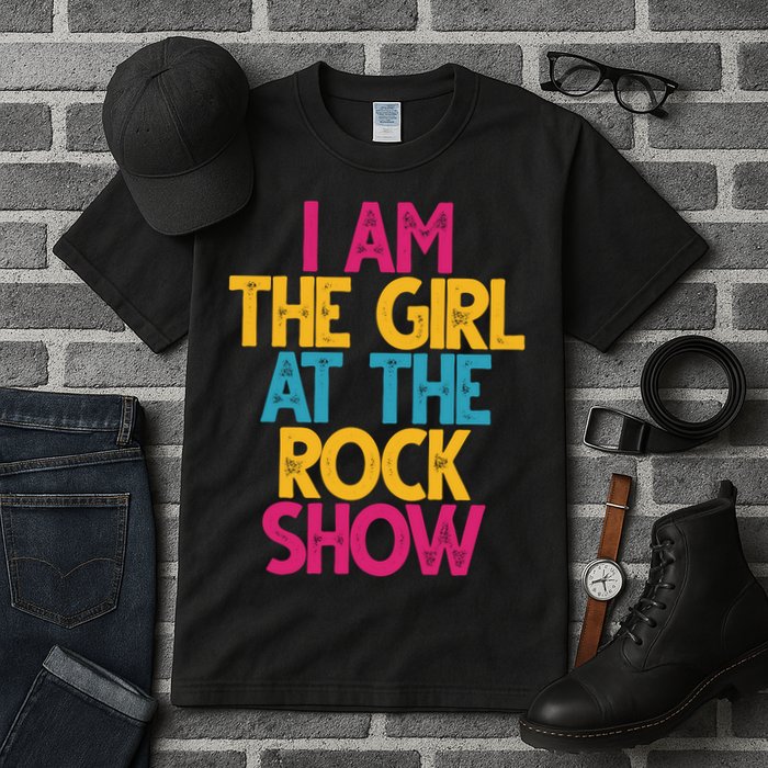 I Am The Girl At The Rock Show Tall T-Shirt