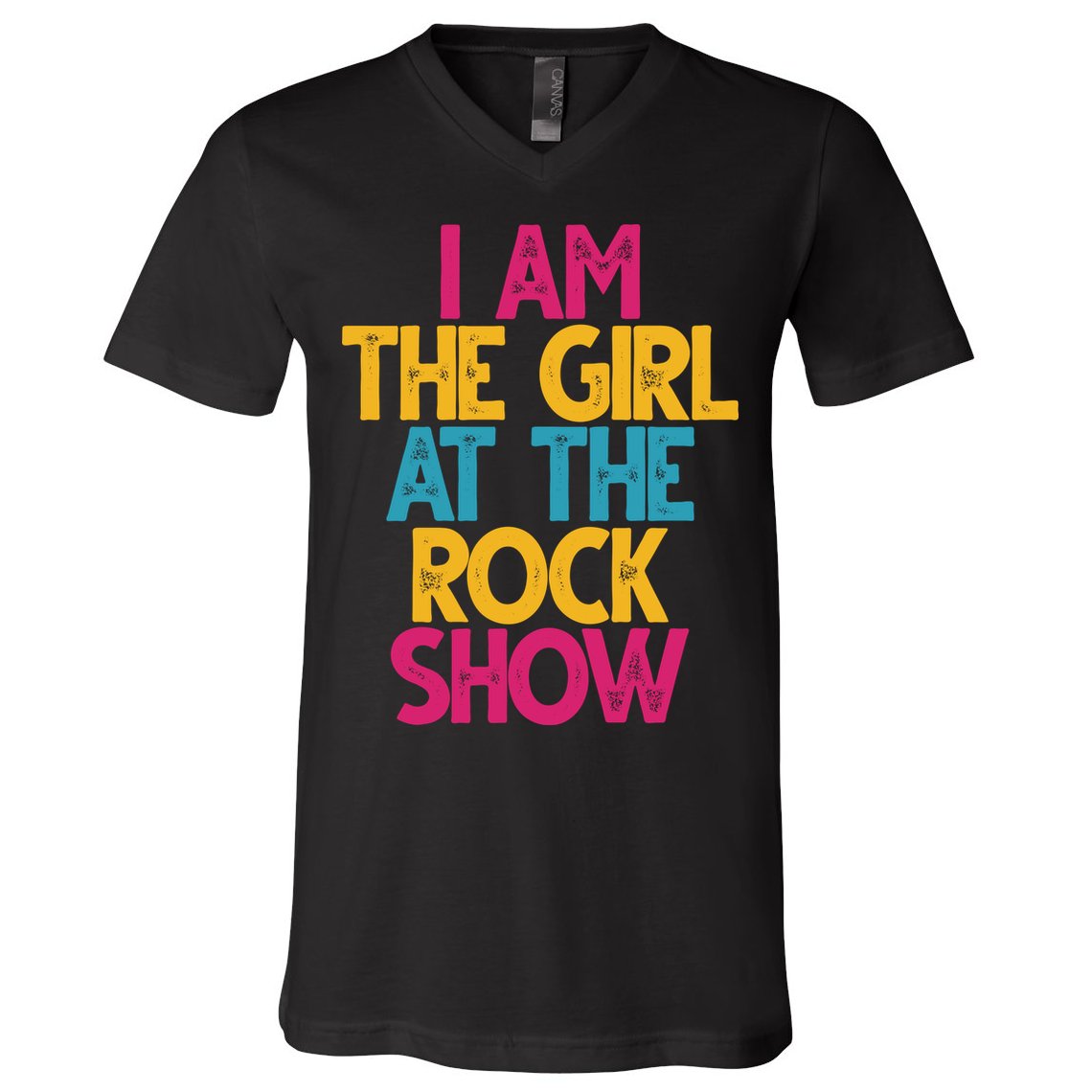 I Am The Girl At The Rock Show V-Neck T-Shirt