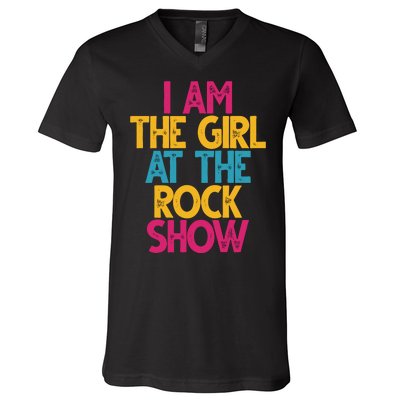 I Am The Girl At The Rock Show V-Neck T-Shirt