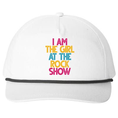 I Am The Girl At The Rock Show Snapback Five-Panel Rope Hat