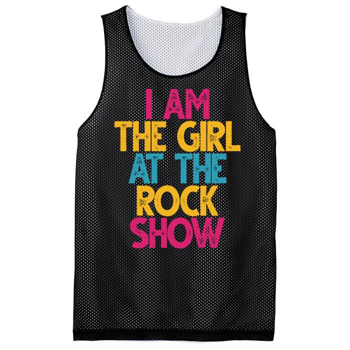 I Am The Girl At The Rock Show Mesh Reversible Basketball Jersey Tank