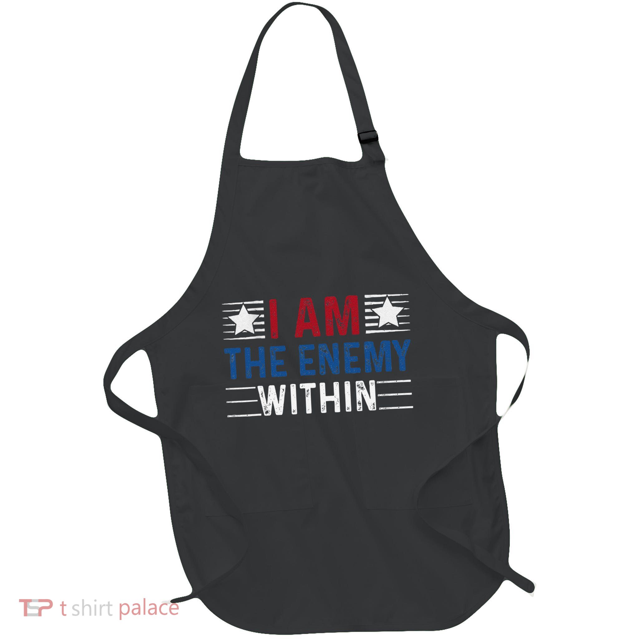 I Am The Enemy Within Full-Length Apron With Pockets