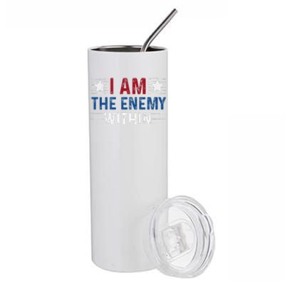 I Am The Enemy Within Stainless Steel Tumbler