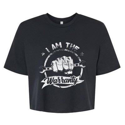 I Am The Warranty Fixing Myself Diesel Truck Car Machine Bella+Canvas Jersey Crop Tee