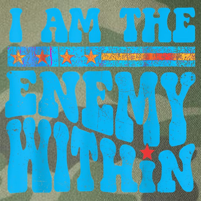 I Am The Enemy Within I Am The Enemy Within America Legacy Tie Dye Trucker Hat