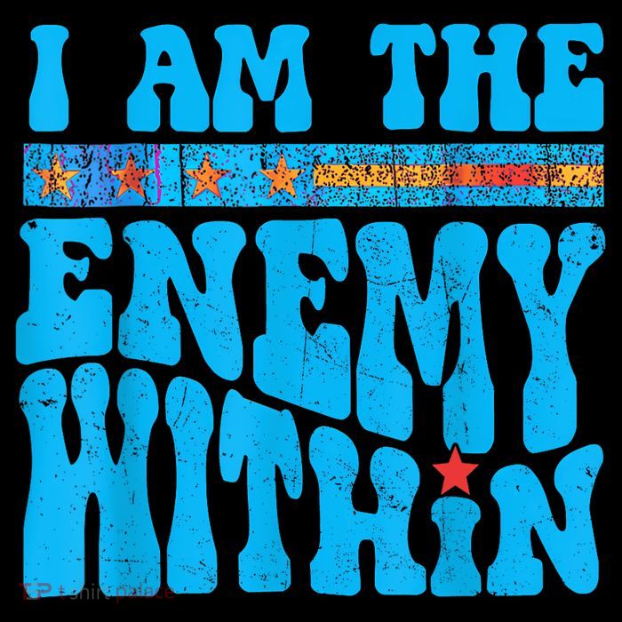 I Am The Enemy Within I Am The Enemy Within America Flexfit Unipanel Trucker Cap