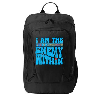 I Am The Enemy Within I Am The Enemy Within America City Backpack