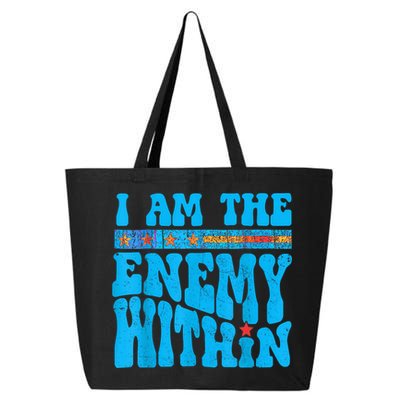 I Am The Enemy Within I Am The Enemy Within America 25L Jumbo Tote
