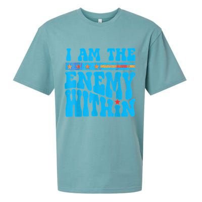 I Am The Enemy Within I Am The Enemy Within America Sueded Cloud Jersey T-Shirt