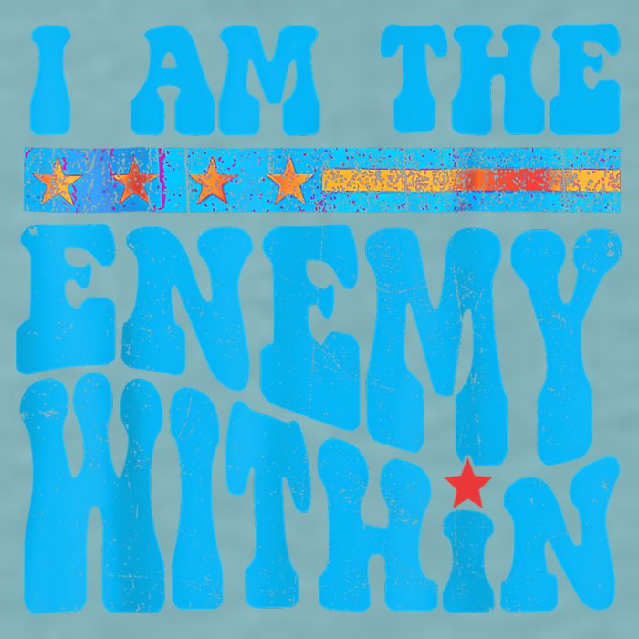 I Am The Enemy Within I Am The Enemy Within America Sueded Cloud Jersey T-Shirt