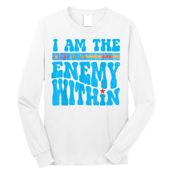I Am The Enemy Within I Am The Enemy Within America Long Sleeve Shirt