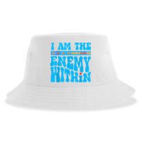 I Am The Enemy Within I Am The Enemy Within America Sustainable Bucket Hat