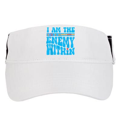 I Am The Enemy Within I Am The Enemy Within America Adult Drive Performance Visor
