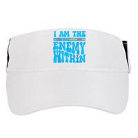 I Am The Enemy Within I Am The Enemy Within America Adult Drive Performance Visor