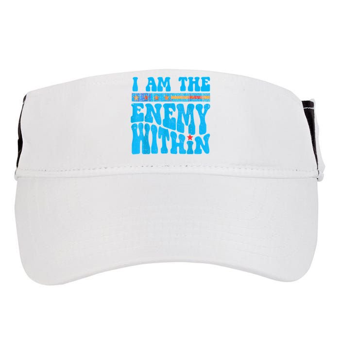 I Am The Enemy Within I Am The Enemy Within America Adult Drive Performance Visor