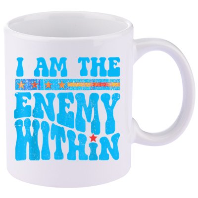 I Am The Enemy Within I Am The Enemy Within America 11oz C Handle Ceramic Mug