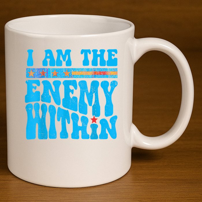 I Am The Enemy Within I Am The Enemy Within America 11oz C Handle Ceramic Mug