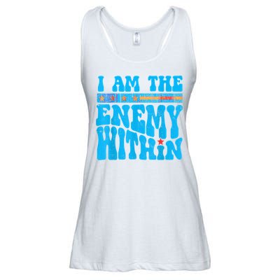 I Am The Enemy Within I Am The Enemy Within America Ladies Essential Flowy Tank