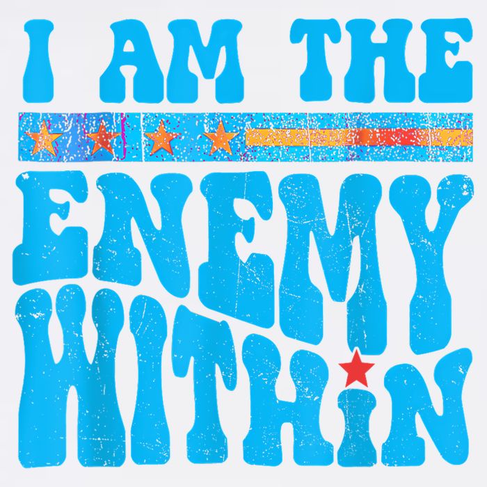 I Am The Enemy Within I Am The Enemy Within America Flat Bill Trucker Hat