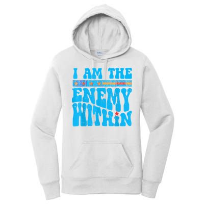 I Am The Enemy Within I Am The Enemy Within America Women's Pullover Hoodie