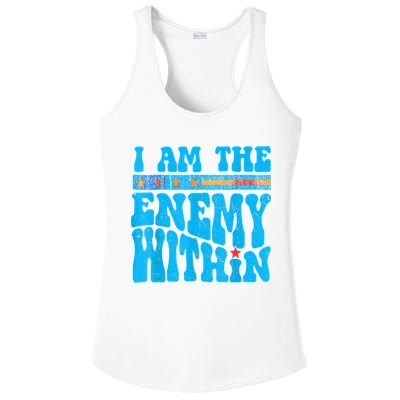 I Am The Enemy Within I Am The Enemy Within America Ladies PosiCharge Competitor Racerback Tank