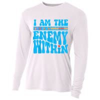 I Am The Enemy Within I Am The Enemy Within America Cooling Performance Long Sleeve Crew