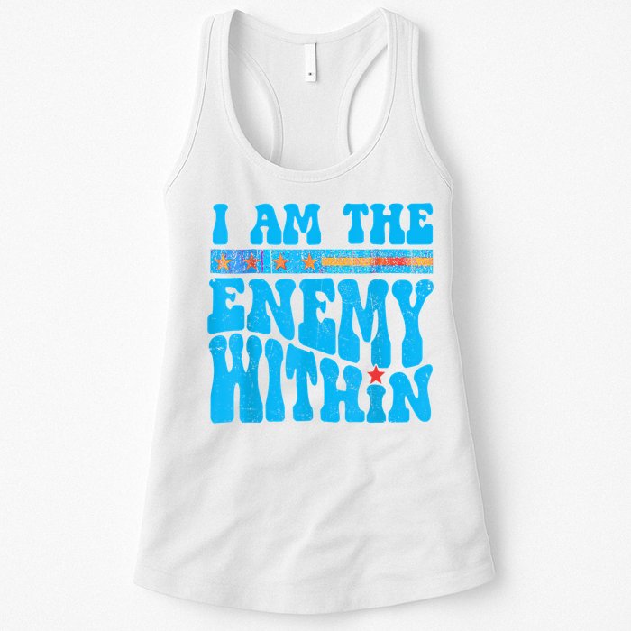 I Am The Enemy Within I Am The Enemy Within America Womens Tank Top