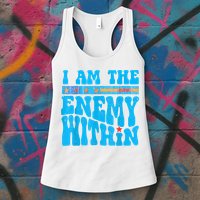 I Am The Enemy Within I Am The Enemy Within America Womens Tank Top