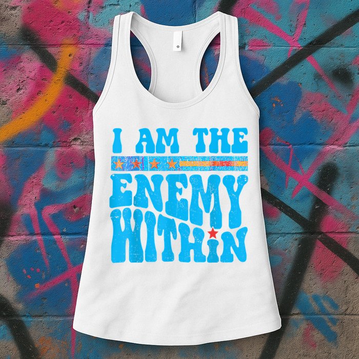 I Am The Enemy Within I Am The Enemy Within America Womens Tank Top