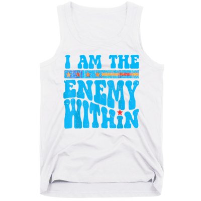 I Am The Enemy Within I Am The Enemy Within America Tank Top
