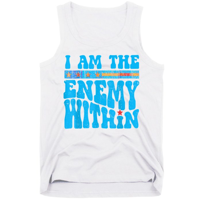 I Am The Enemy Within I Am The Enemy Within America Tank Top