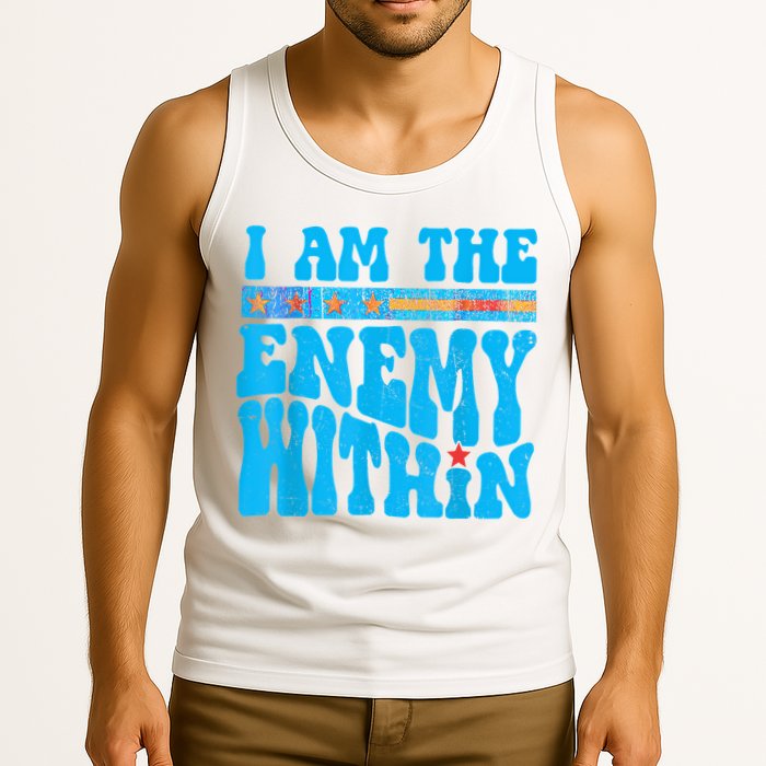 I Am The Enemy Within I Am The Enemy Within America Tank Top