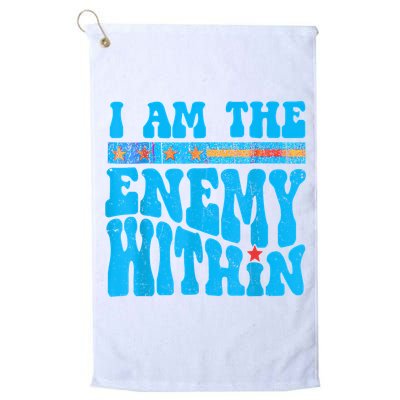 I Am The Enemy Within I Am The Enemy Within America Golf Towel