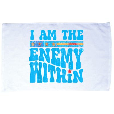I Am The Enemy Within I Am The Enemy Within America Microfiber Hand Towel