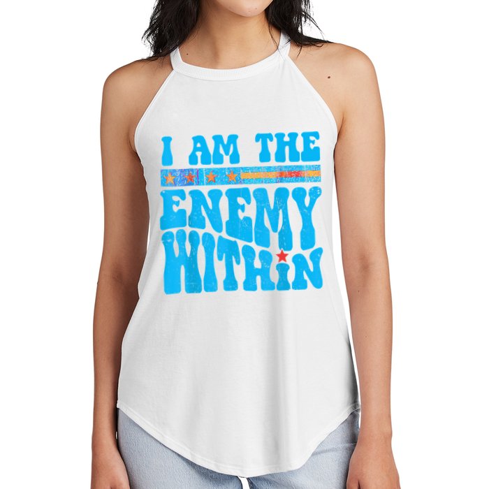 I Am The Enemy Within I Am The Enemy Within America Women's Perfect Tri Rocker Tank