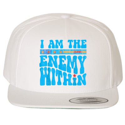 I Am The Enemy Within I Am The Enemy Within America Wool Snapback Cap