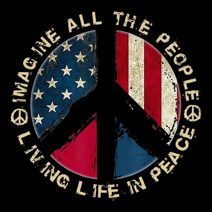 Imagine All The People Living Life In Peace Hippie Lover 16 in Basic Backpack