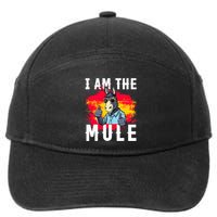 I Am The Mule T Funny Mule Donkey 7-Panel Snapback Hat