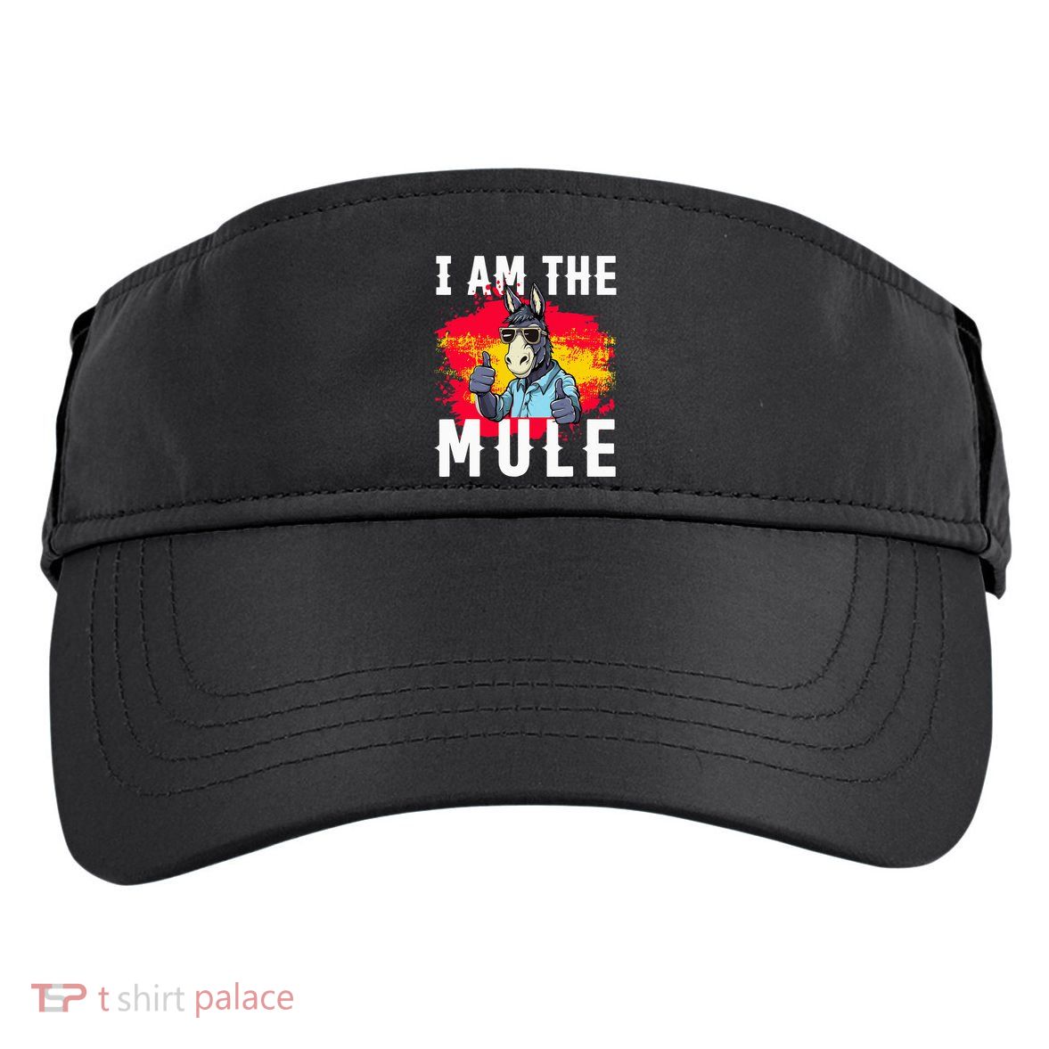 I Am The Mule T Funny Mule Donkey Adult Drive Performance Visor