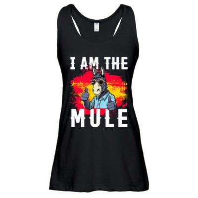I Am The Mule T Funny Mule Donkey Ladies Essential Flowy Tank
