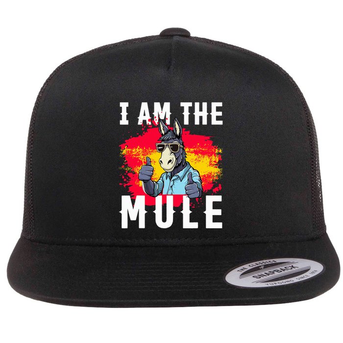 I Am The Mule T Funny Mule Donkey Flatbill Hat