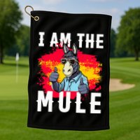 I Am The Mule T Funny Mule Donkey Golf Towel