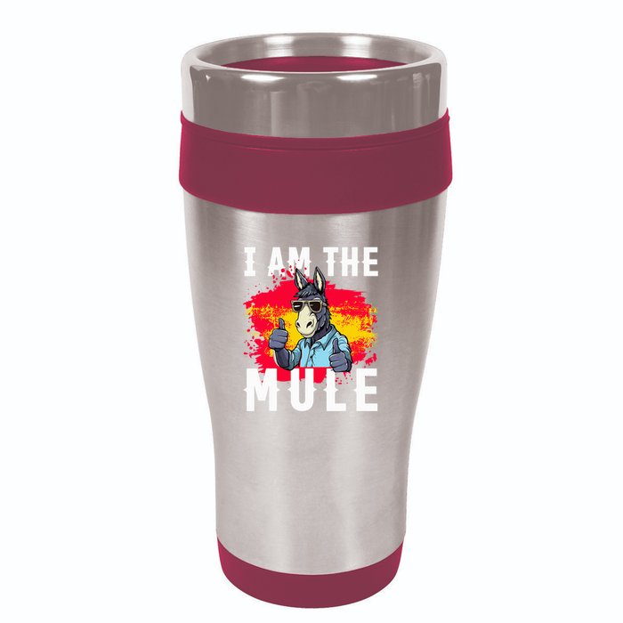 I Am The Mule T Funny Mule Donkey 16oz Travel Tumbler