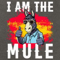 I Am The Mule T Funny Mule Donkey Cotton Canvas Backpack