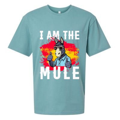 I Am The Mule T Funny Mule Donkey Sueded Cloud Jersey T-Shirt
