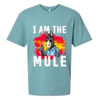 I Am The Mule T Funny Mule Donkey Sueded Cloud Jersey T-Shirt