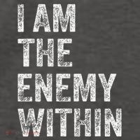 I Am The Enemy Within Vector Backpack
